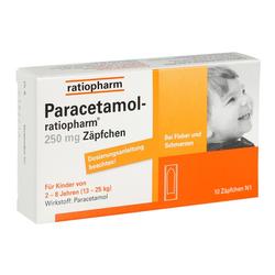 PARACETAMOL RATIO250MG SUP