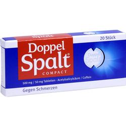 Eine Medikamentenpackung mit der Aufschrift "Doppel Spalt Compact".
