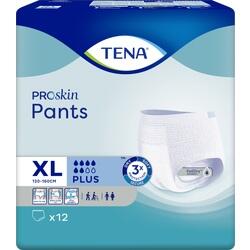 Verpackung von Inkontinenzpants der Marke TENA in Größe XL.
